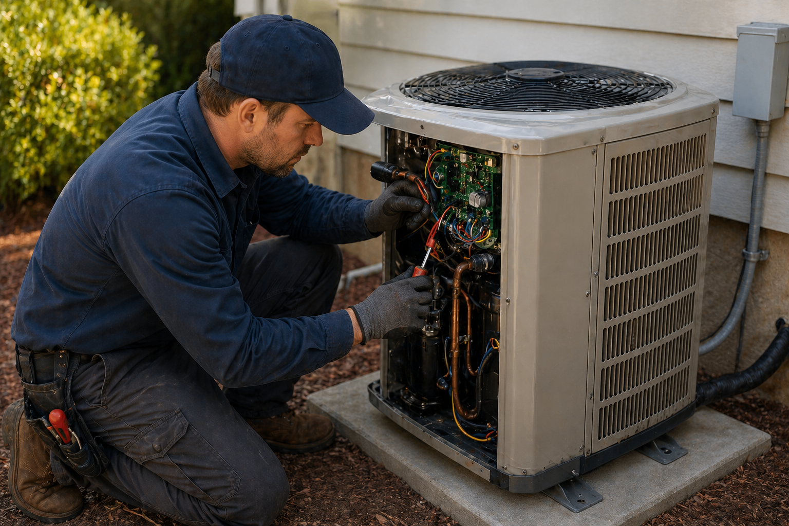 Heat pump service repair