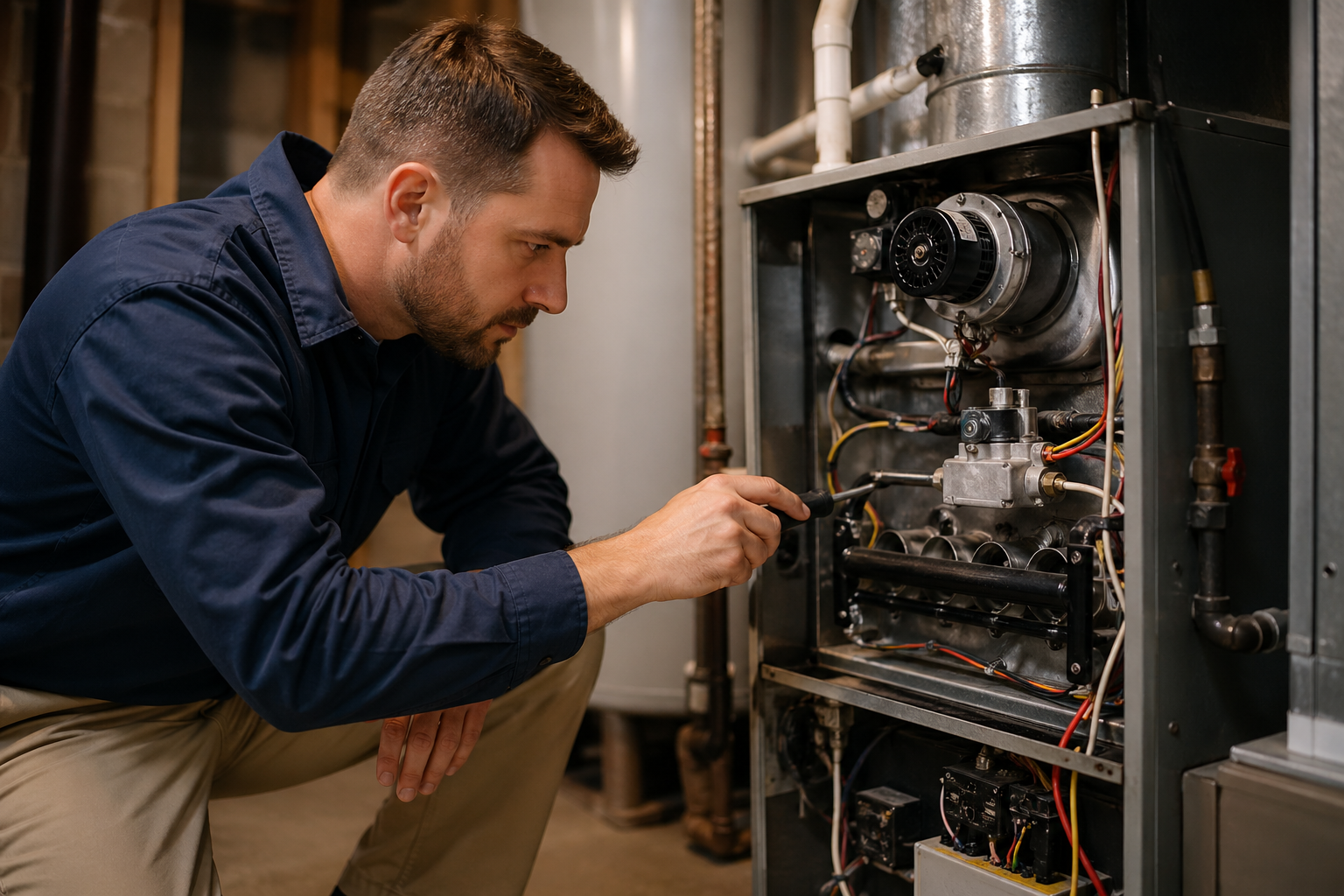 Heating system tune up crew | HVAC Air Command Hartford 